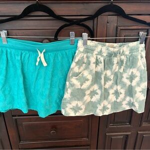 OshKosh B'gosh/ Old Navy Teal and Green Skorts Set